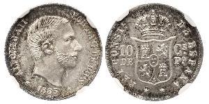 10 Centimo Philippinen Silber 