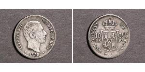 10 Centimo Philippines Silver 