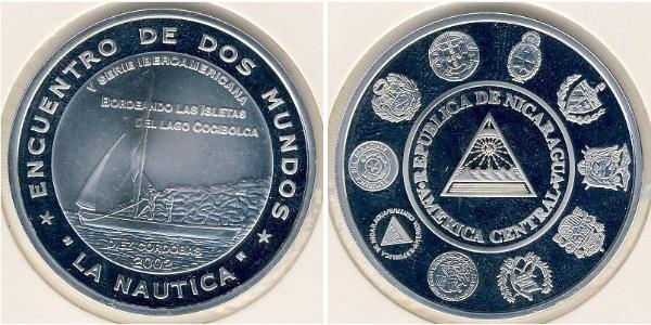 10 Cordoba Nicaragua Silber 