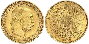 10 Corona Austria-Hungary (1867-1918) Gold Franz Joseph I (1830 - 1916)