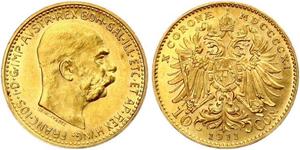 10 Corona Austria-Hungary (1867-1918) Gold Franz Joseph I (1830 - 1916)