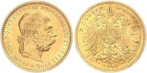 10 Corona Austria-Hungary (1867-1918) Gold Franz Joseph I (1830 - 1916)