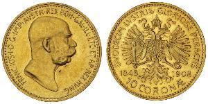 10 Corona Austria-Hungary (1867-1918) Gold Franz Joseph I (1830 - 1916)