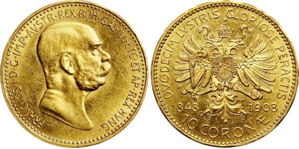 10 Corona Austria-Hungary (1867-1918) Gold Franz Joseph I (1830 - 1916)