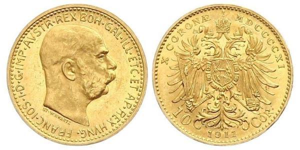 10 Corona Austria-Hungary (1867-1918) Gold Franz Joseph I (1830 - 1916)