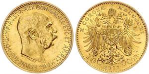 10 Corona Österreich-Ungarn (1867-1918) Gold Franz Joseph I (1830 - 1916)