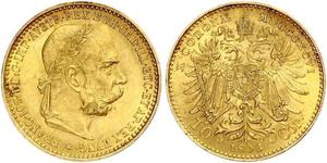 10 Corona Imperio austrohúngaro (1867-1918) Oro Franz Joseph I (1830 - 1916)