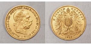 10 Corona Imperio austrohúngaro (1867-1918) Oro Franz Joseph I (1830 - 1916)