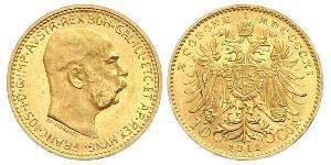 10 Corona Impero austro-ungarico (1867-1918) Oro Franz Joseph I (1830 - 1916)