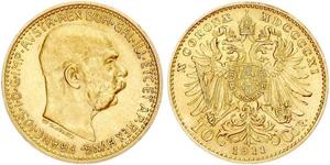 10 Corona Impero austro-ungarico (1867-1918) Oro Franz Joseph I (1830 - 1916)