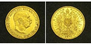 10 Corona Австро-Венгрия (1867-1918) Золото Франц Иосиф I (1830 - 1916)