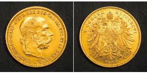 10 Corona 奥匈帝国 (1867 - 1918) 金 弗朗茨·约瑟夫一世 (1830 - 1916)