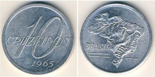 10 Cruzeiro Brasilien Aluminium 
