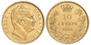 10 Dinar Serbia Gold Milan I of Serbia