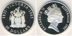 10 Dollar Australie (1939 - ) Argent 
