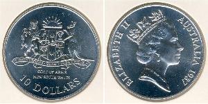 10 Dollar Australie (1939 - ) Argent 