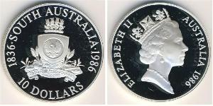 10 Dollar Australie (1939 - ) Argent 