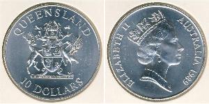 10 Dollar Australie (1939 - ) Argent 