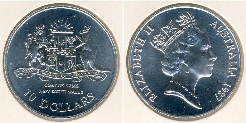 10 Dollar Australie (1939 - ) Argent 