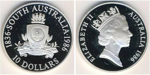 10 Dollar Australie (1939 - ) Argent 