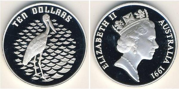 10 Dollar Australie (1939 - ) Argent 
