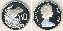 10 Dollar Fidji Argent 