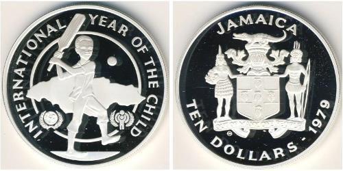 10 Dollar Jamayica (1962 - ) Argent 