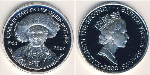 10 Dollar Îles Vierges Argent 