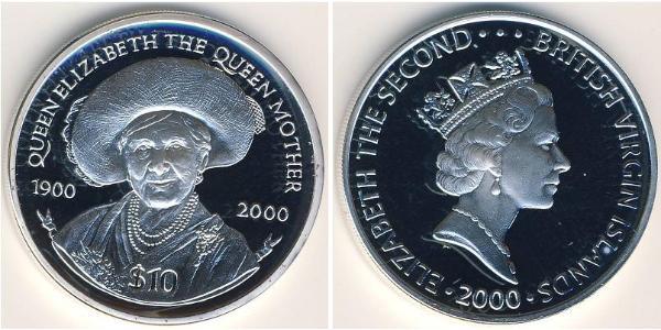 10 Dollar Îles Vierges Argent 