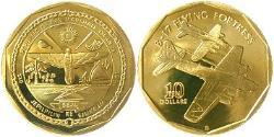 10 Dollar Marshall Islands Brass 