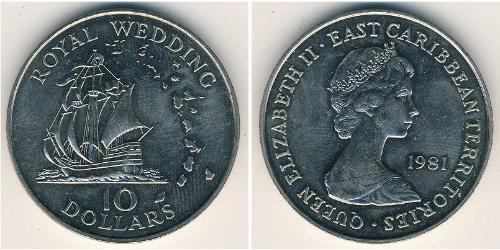 10 Dollar  Copper/Nickel Elizabeth II (1926-2022)