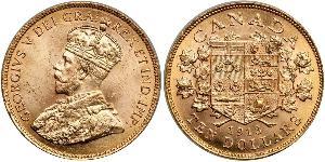 10 Dollar Canada Gold George V of the United Kingdom (1865-1936)