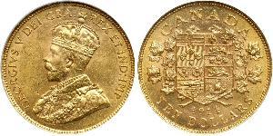 10 Dollar Canada Gold George V of the United Kingdom (1865-1936)