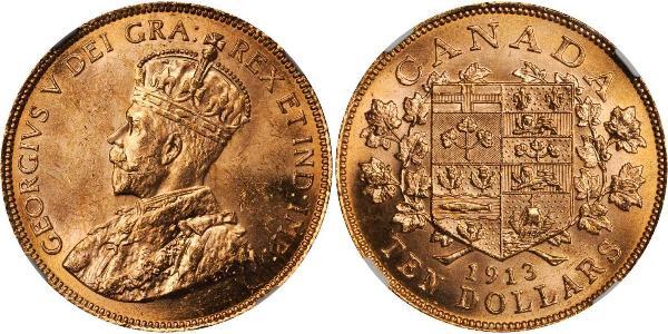 10 Dollar Canada Gold George V of the United Kingdom (1865-1936)