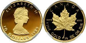 10 Dollar Kanada Gold Elizabeth II (1926-2022)