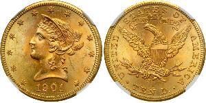 10 Dollar USA (1776 - ) Gold 