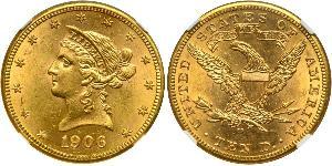 10 Dollar USA (1776 - ) Gold 