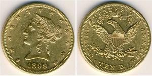 10 Dollar USA (1776 - ) Gold 