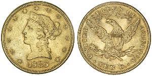 10 Dollar USA (1776 - ) Gold 