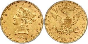 10 Dollar USA (1776 - ) Gold 