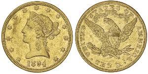 10 Dollar USA (1776 - ) Gold 