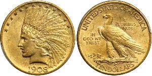 10 Dollar USA (1776 - ) Gold 