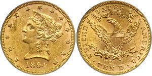 10 Dollar USA (1776 - ) Gold 