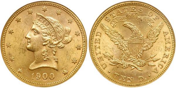 10 Dollar USA (1776 - ) Gold 