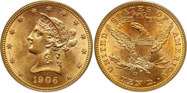 10 Dollar USA (1776 - ) Gold 
