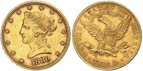 10 Dollar USA (1776 - ) Gold 