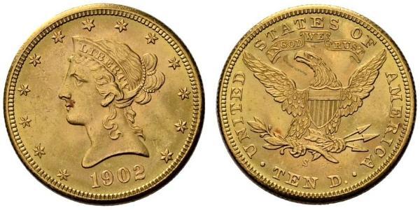 10 Dollar USA (1776 - ) Gold 