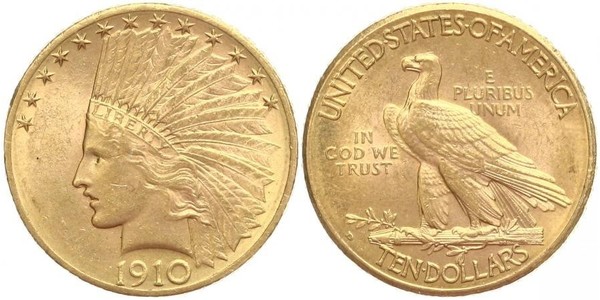 10 Dollar USA (1776 - ) Gold 