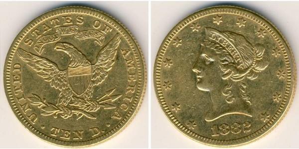 10 Dollar USA (1776 - ) Gold 