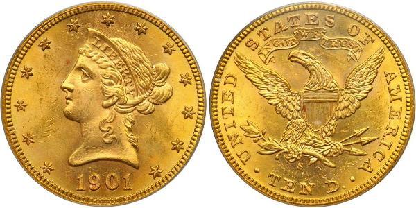 10 Dollar USA (1776 - ) Gold 